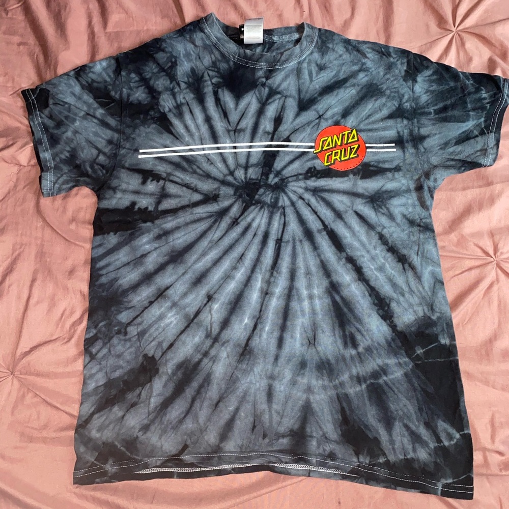 Black / Navy Blue Tye Dye Shirt 👚